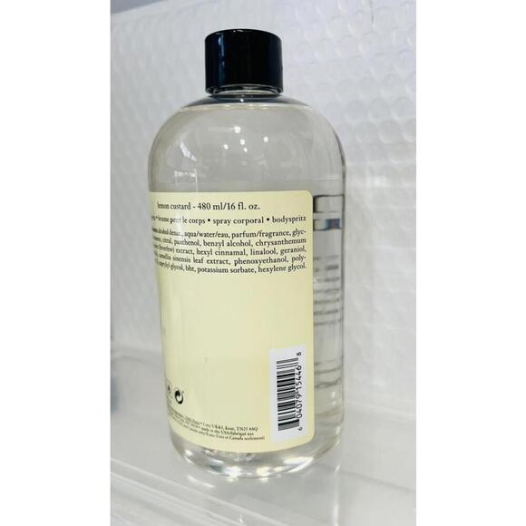 Philosophy LEMON CUSTARD  ALL OVER BODY SPRITZ SPRAY 16 FL OZ WITH PUMP - Picture 2 of 5